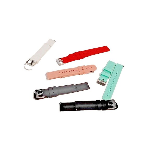 6 x Silicone Rubber Watch Wristband Bundle 18MM NEW - Picture 4 of 5